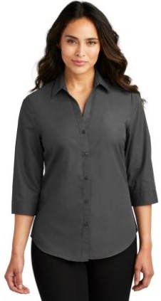 Female 3/4 Sleeve Grey Shirt